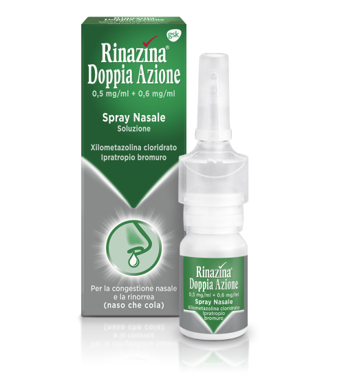 RINAZINA DOPPIA AZIONE*spray nasale 10 ml 0