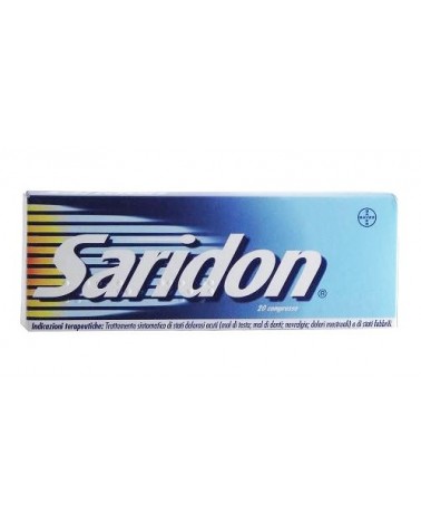 SARIDON*20 cpr con caffeina